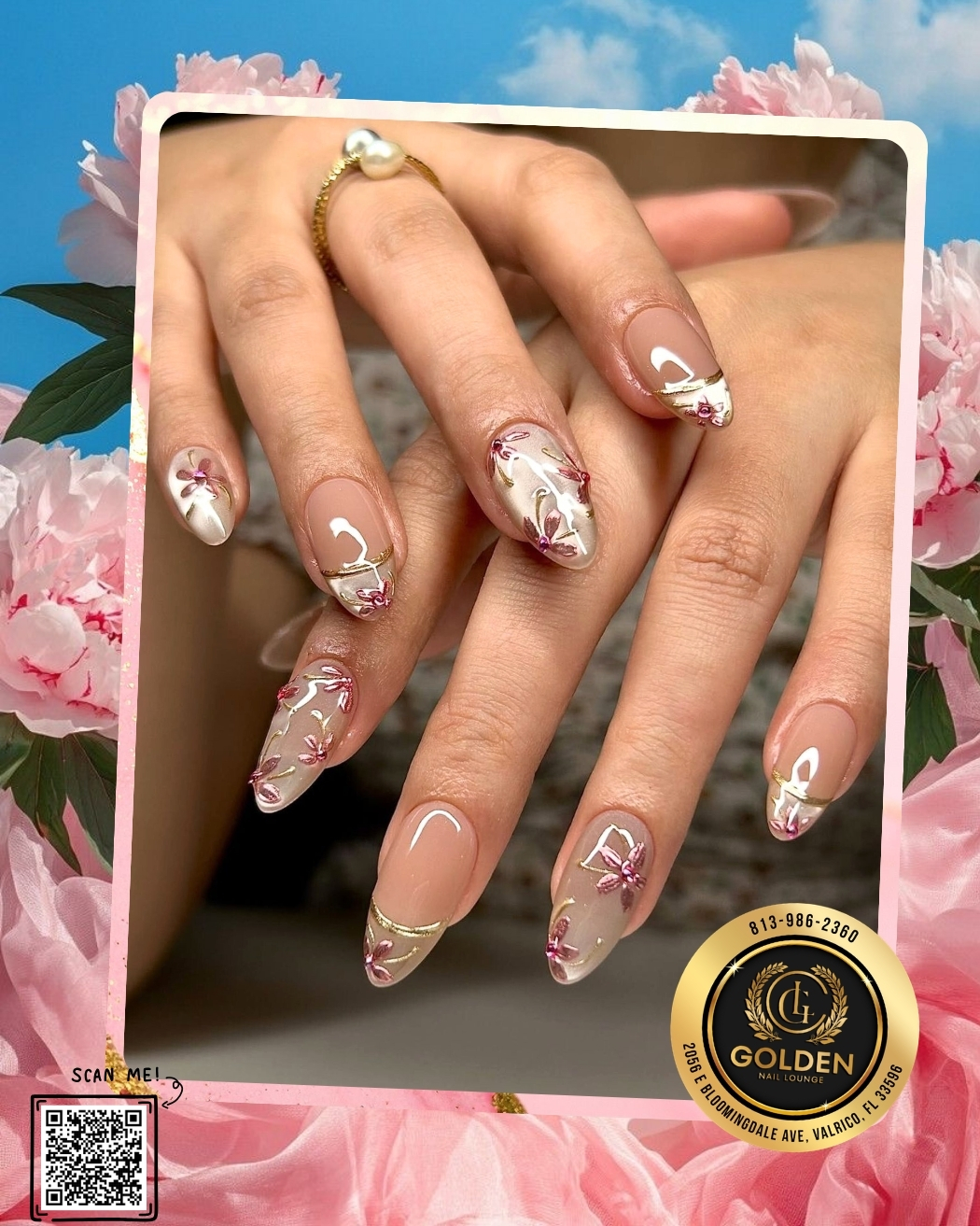 top nail art by Golden Nail Lounge